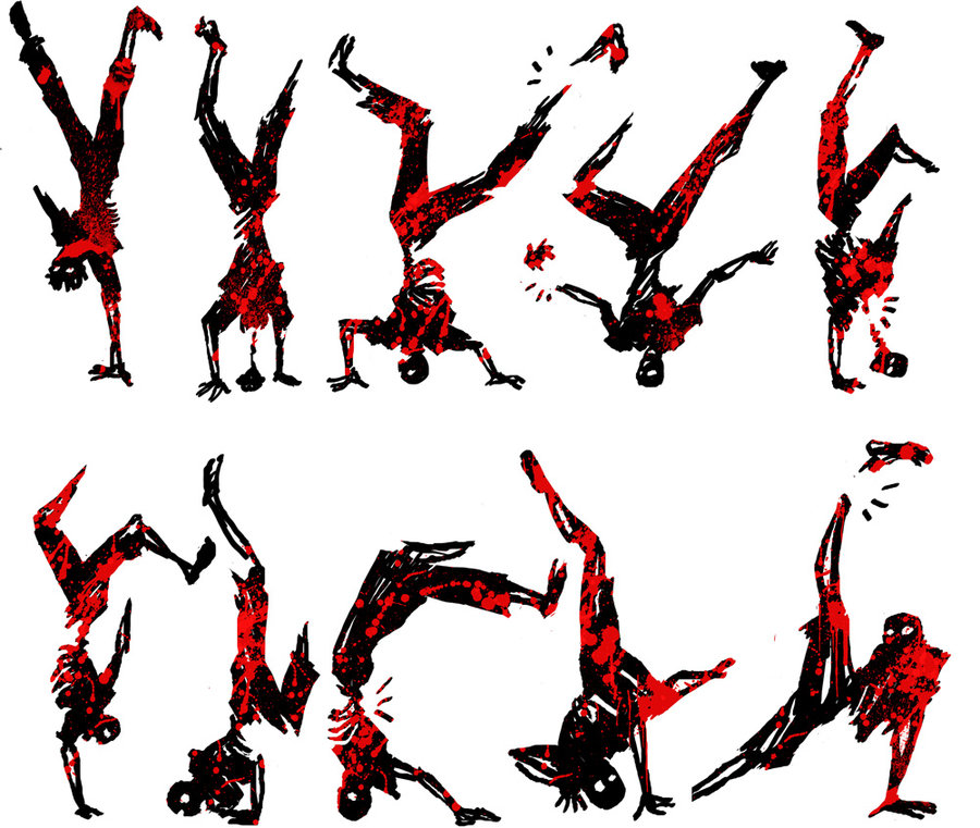 break_dance_zombie__10_poses_by_Kuroi_Sama